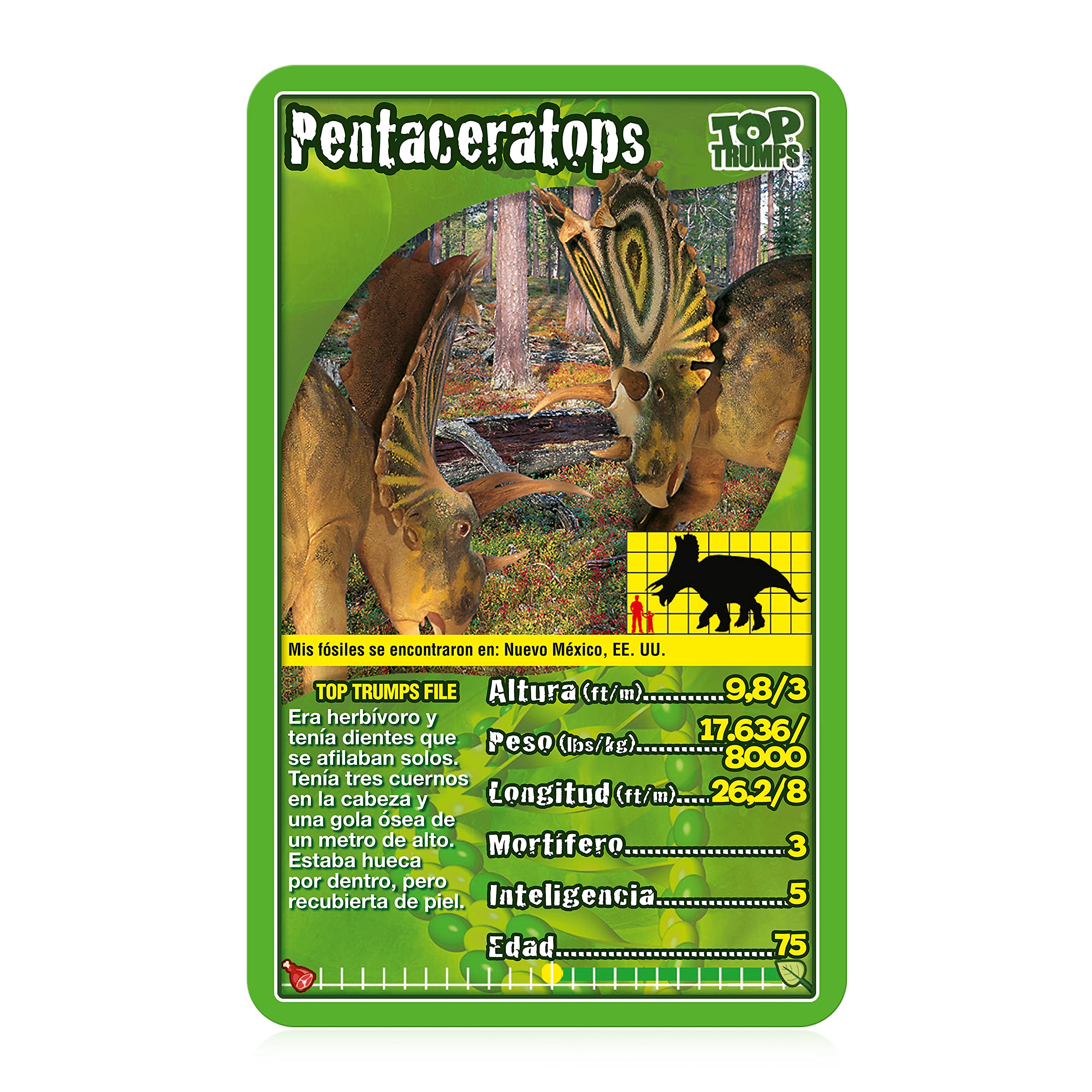 Juego de Cartas Top Trumps Dinosaurs Edición Española, Aprende sobre Tyrannosaurus Rex, Stegosaurus, Giganotsaurus en este Pack educativo, Regalo y juguete para niños y niñas de 6 años en adelante - Image 5