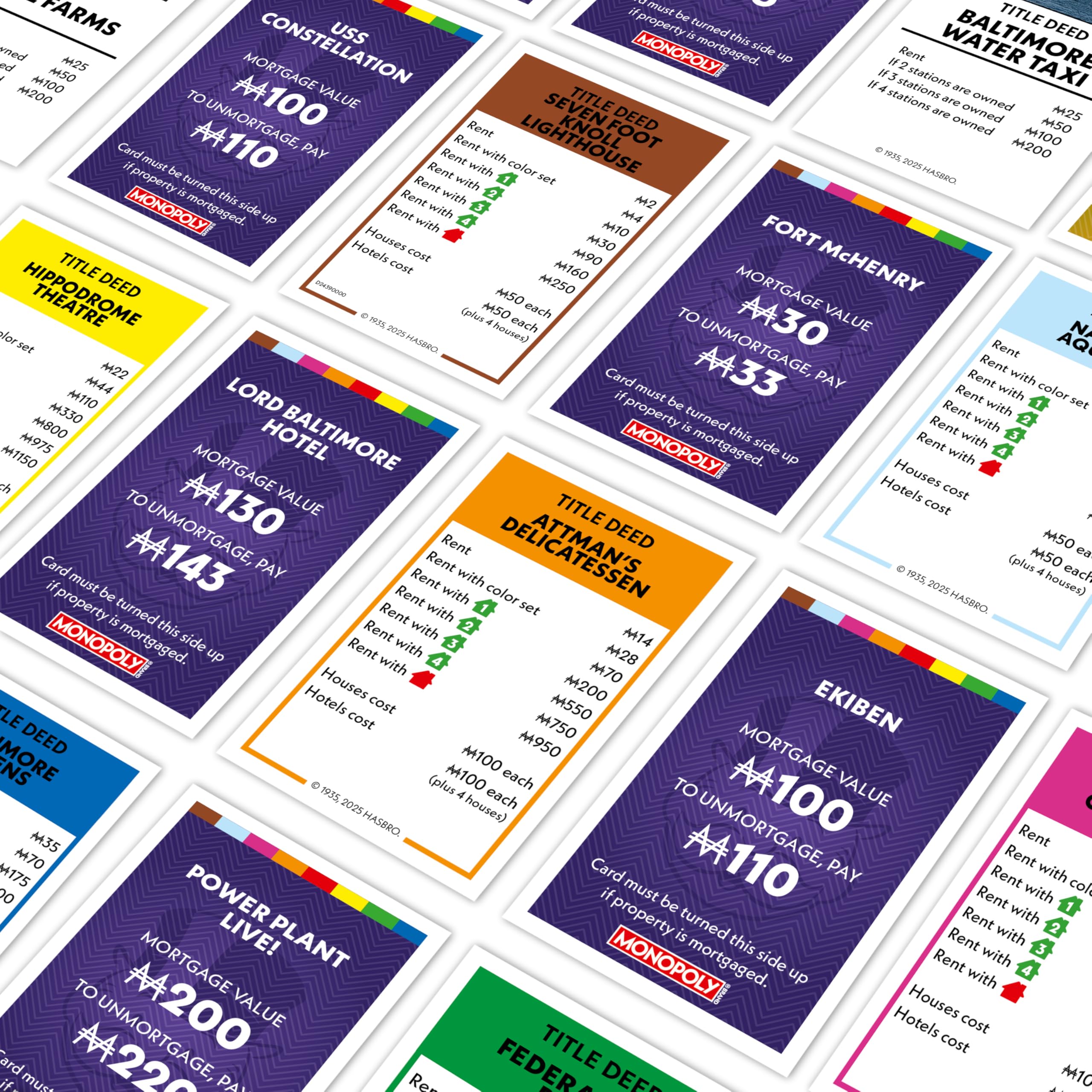 Monopoly Board Game – Baltimore, MD Edition: 2-6 Players Family Board Games for Kids and Adults, Board Games for Kids 8 and Up, Great for Game Night - Image 7