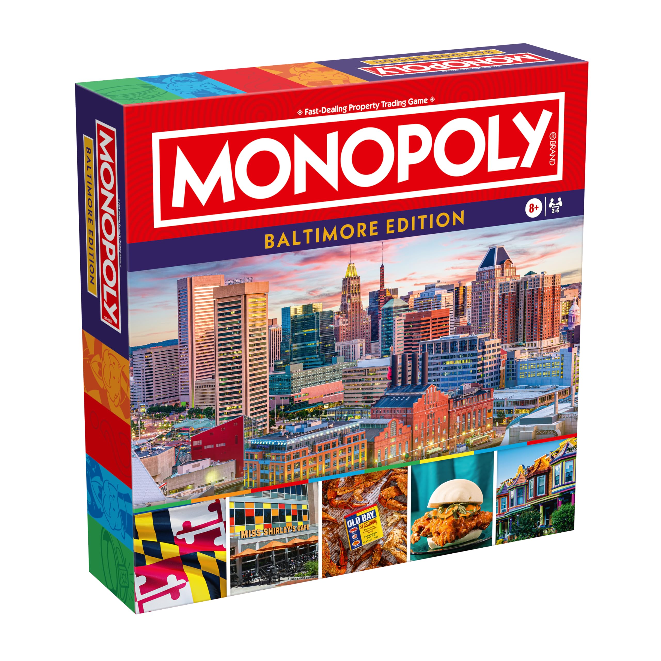 Monopoly Board Game – Baltimore, MD Edition: 2-6 Players Family Board Games for Kids and Adults, Board Games for Kids 8 and Up, Great for Game Night - Image 9