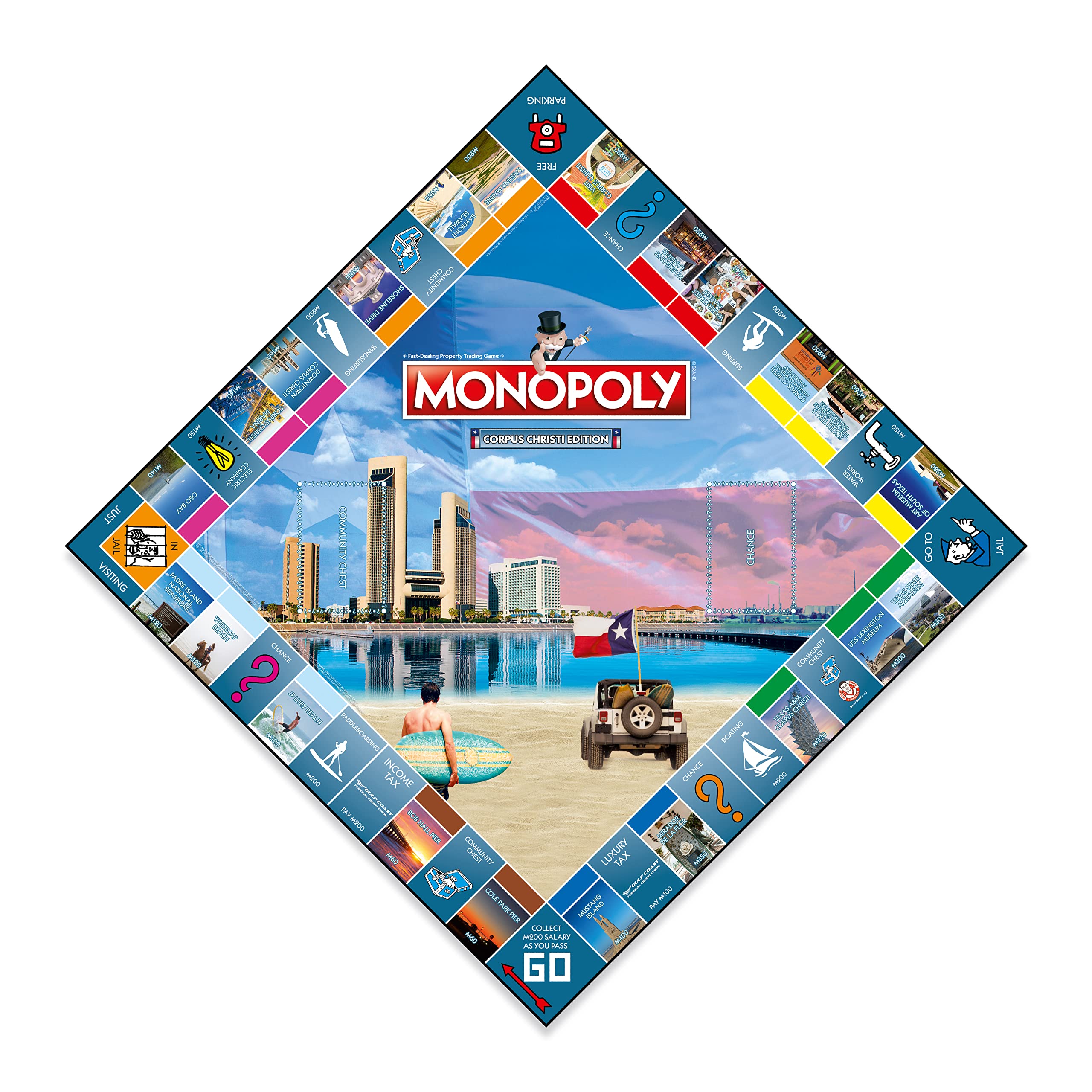 Monopoly Board Game Corpus Christi Edition: 2-6 Players Family Board Games for Kids and Adults, Board Games for Kids 8 and up, for Kids and Adults, Ideal for Game Night - Image 3