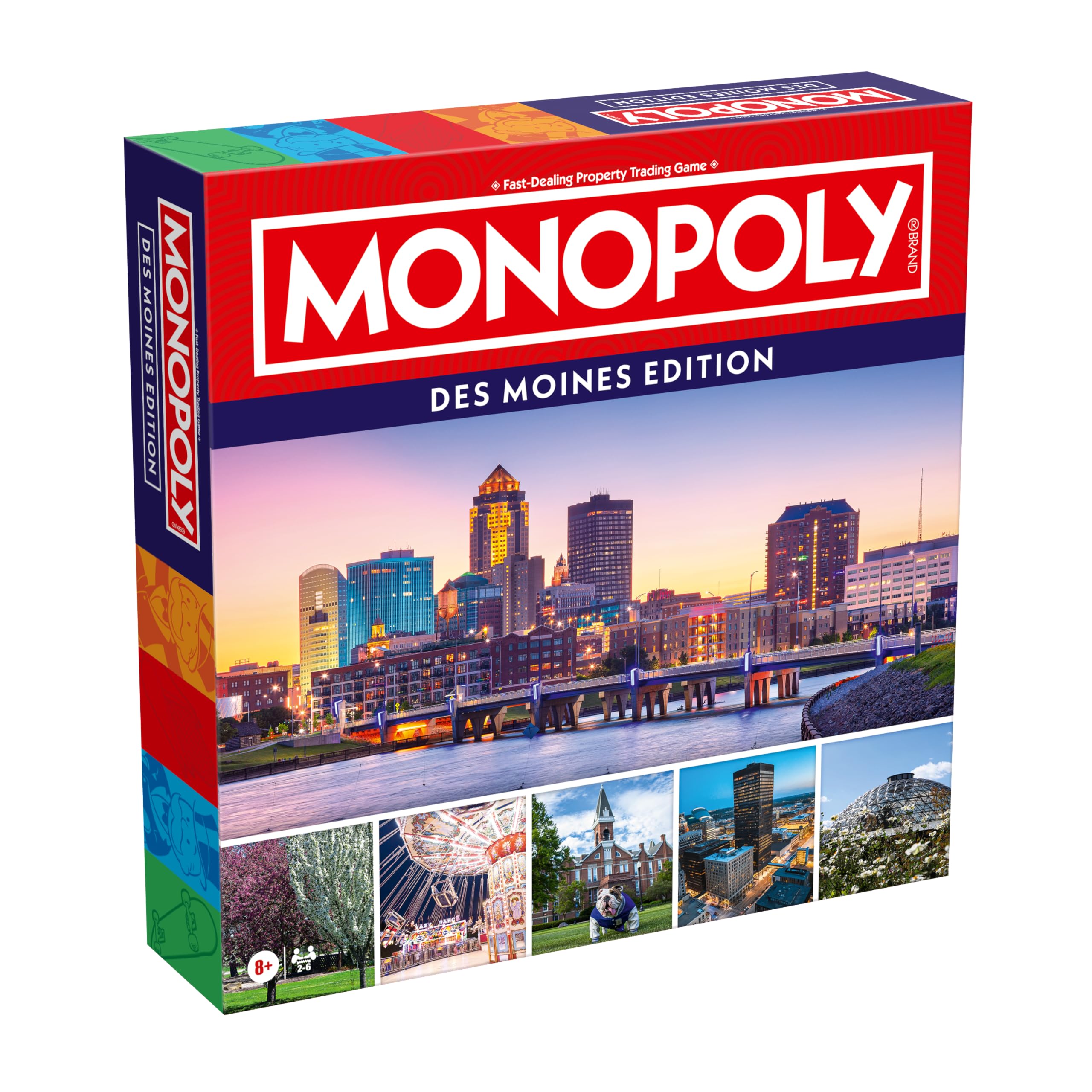 Monopoly Board Game – Des Moines, IA Edition: 2-6 Players Family Board Games for Kids and Adults, Board Games for Kids 8 and Up, Great for Game Night - Image 9