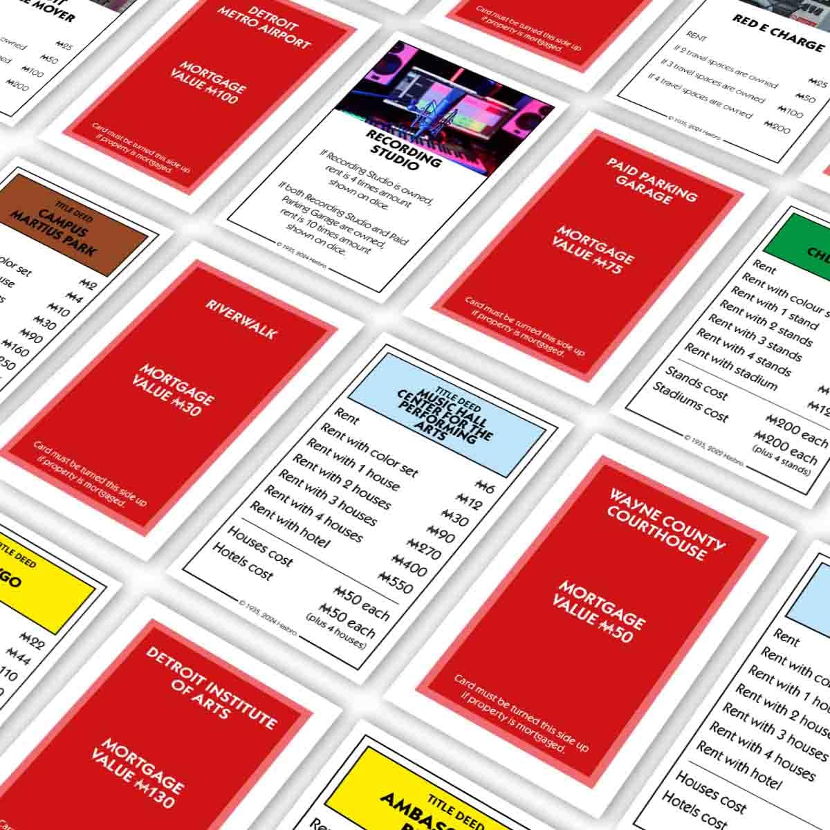 Monopoly Board Game Detroit MI Edition : 2-6 Players Family Board Games for Kids and Adults, Board Games for Kids 8 and up, for Kids and Adults, Ideal for Game Night - Image 5