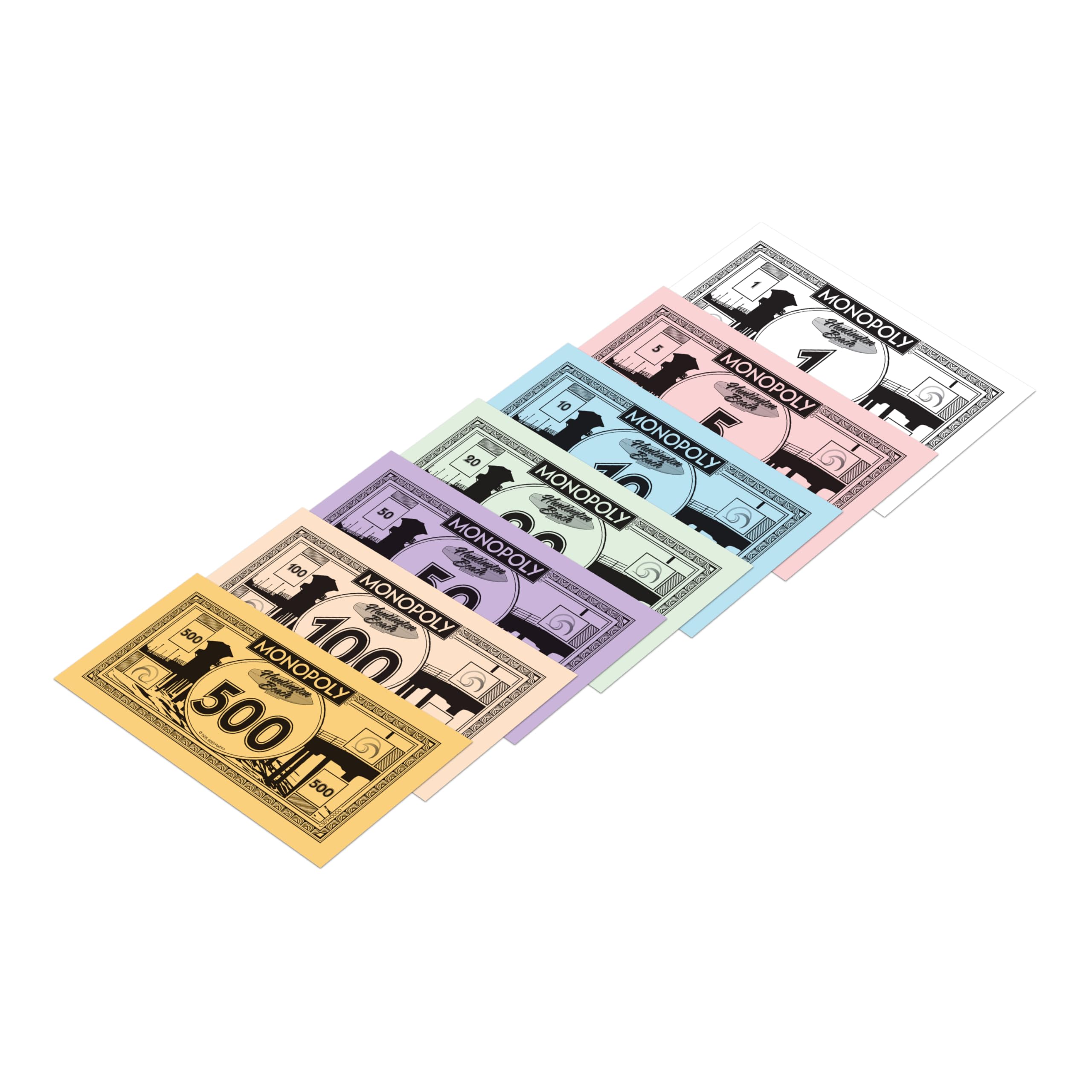 Monopoly Board Game Huntington Beach Edition: 2-6 Players Family Board Games for Kids and Adults, Board Games for Kids 8 and up, for Kids and Adults, Ideal for Game Night - Image 4