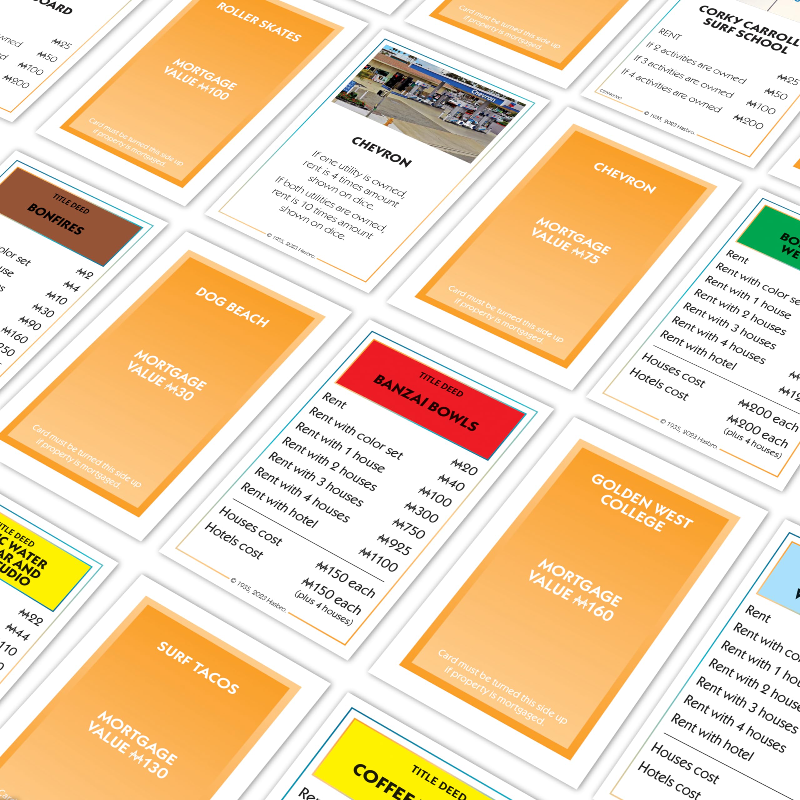 Monopoly Board Game Huntington Beach Edition: 2-6 Players Family Board Games for Kids and Adults, Board Games for Kids 8 and up, for Kids and Adults, Ideal for Game Night - Image 5