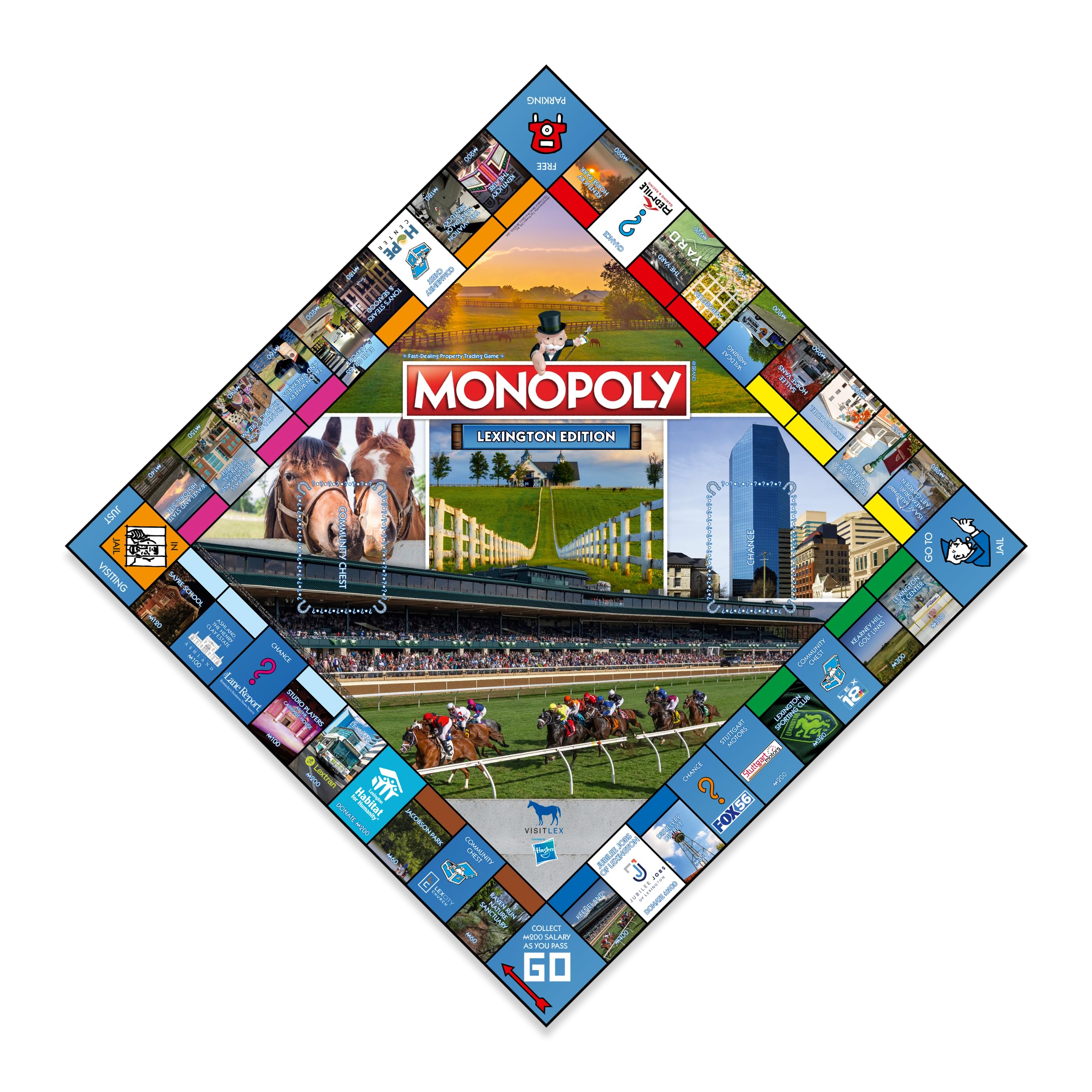 Monopoly Board Game Lexington Edition: 2-6 Players Family Board Games for Kids and Adults, Board Games for Kids 8 and up, for Kids and Adults, Ideal for Game Night - Image 4