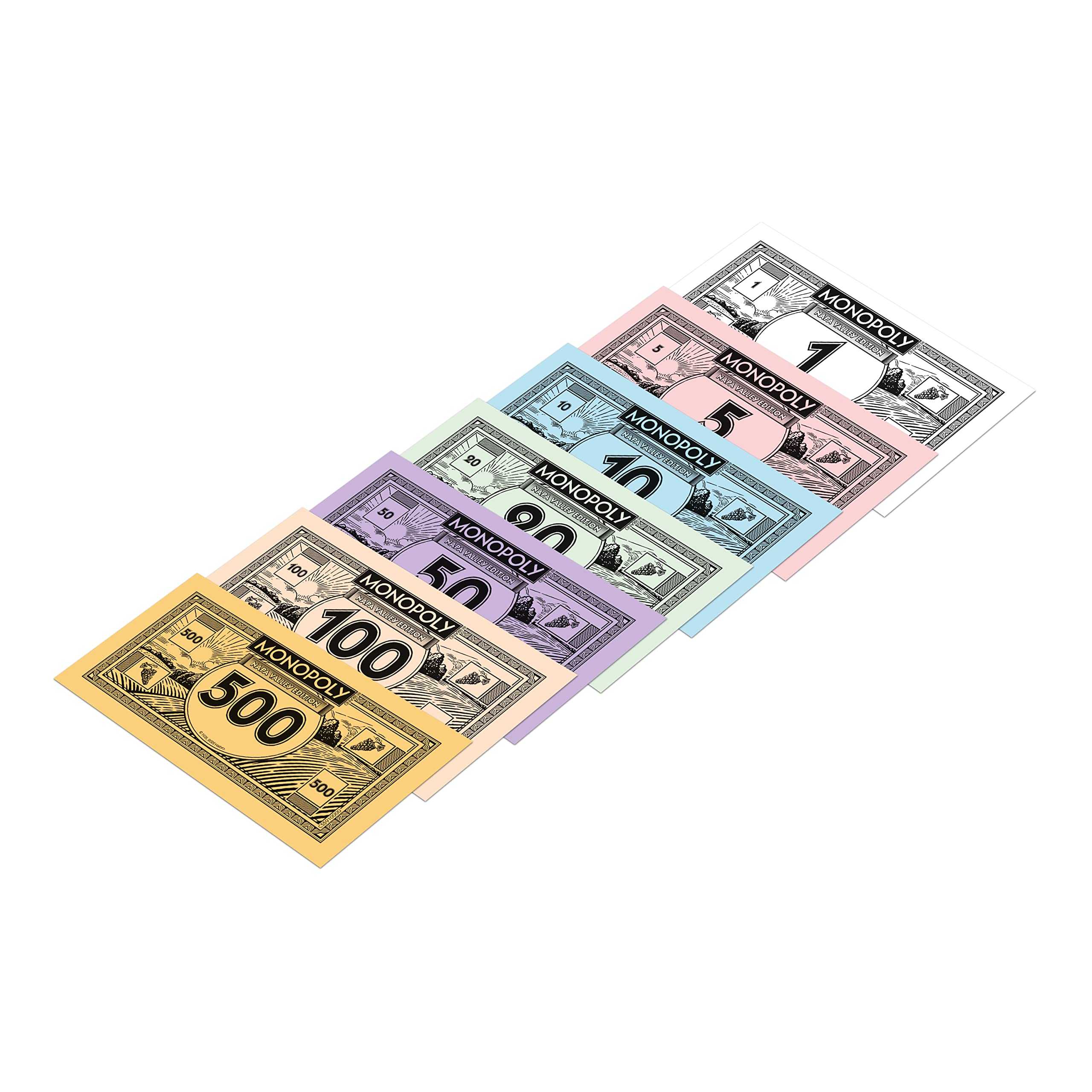 Monopoly Board Game Napa Valley Edition: 2-6 Players Family Board Games for Kids and Adults, Board Games for Kids 8 and up, for Kids and Adults, Ideal for Game Night - Image 6