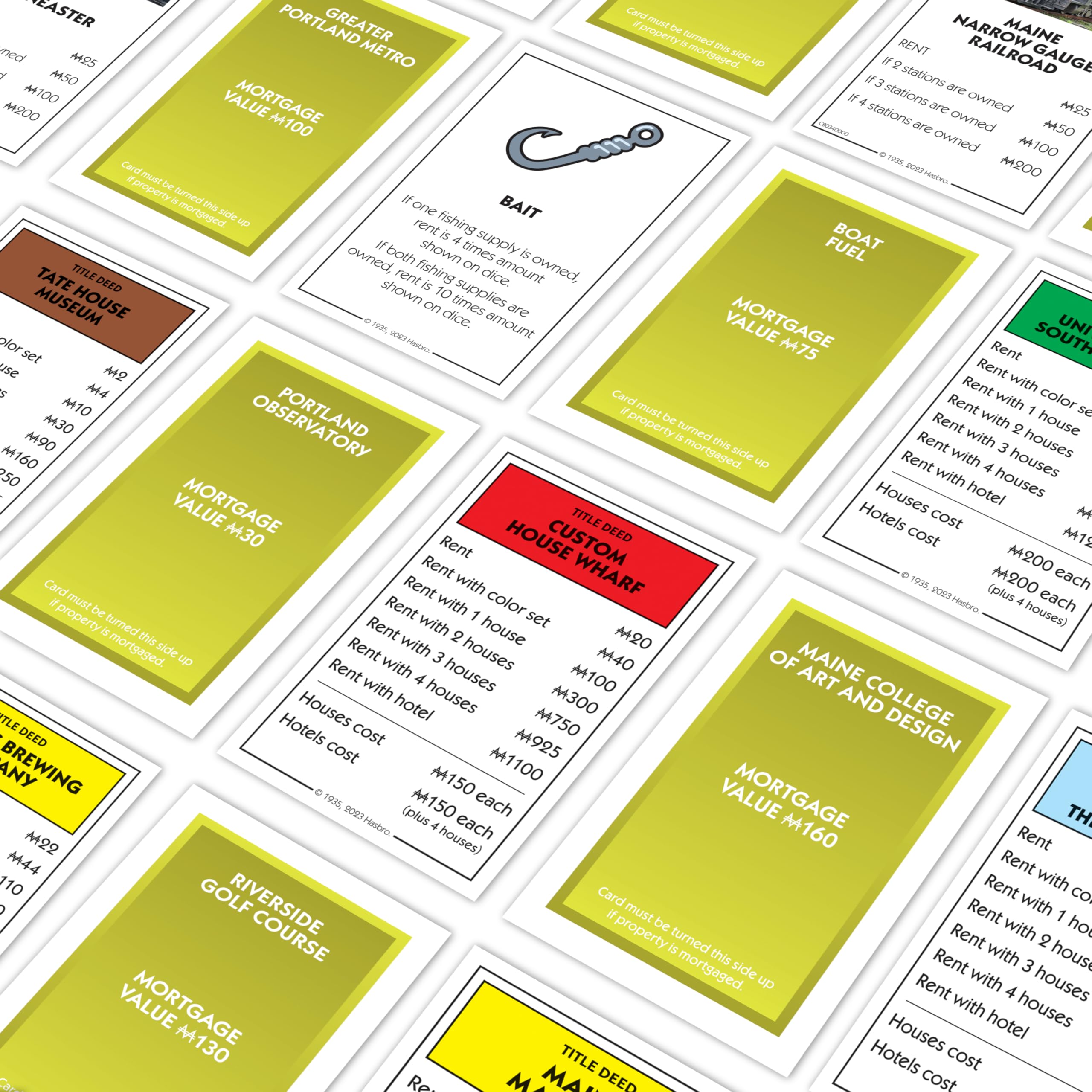 Monopoly Board Game Portland ME Edition: 2-6 Players Family Board Games for Kids and Adults, Board Games for Kids 8 and up, for Kids and Adults, Ideal for Game Night - Image 5