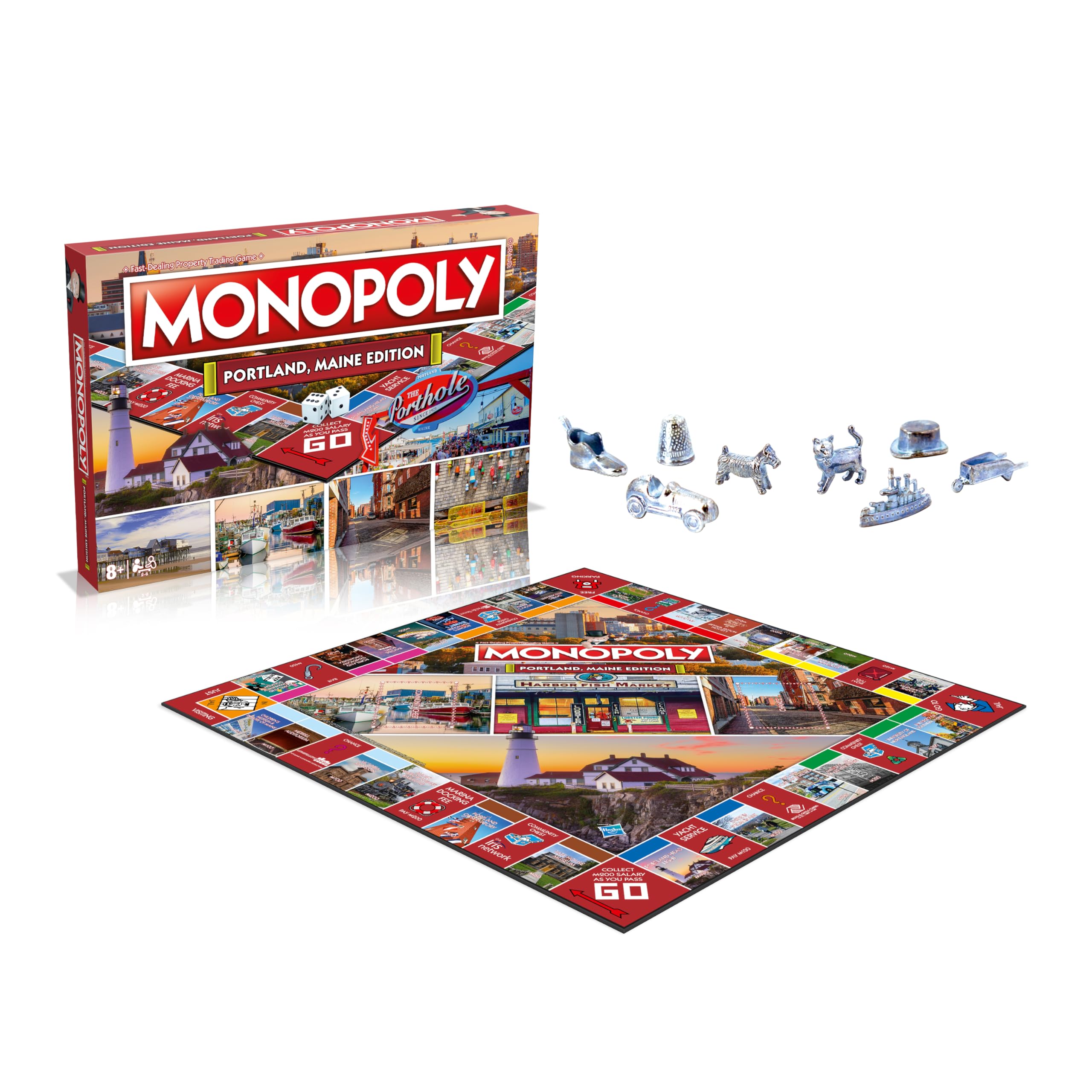 Monopoly Board Game Portland ME Edition: 2-6 Players Family Board Games for Kids and Adults, Board Games for Kids 8 and up, for Kids and Adults, Ideal for Game Night - Image 6