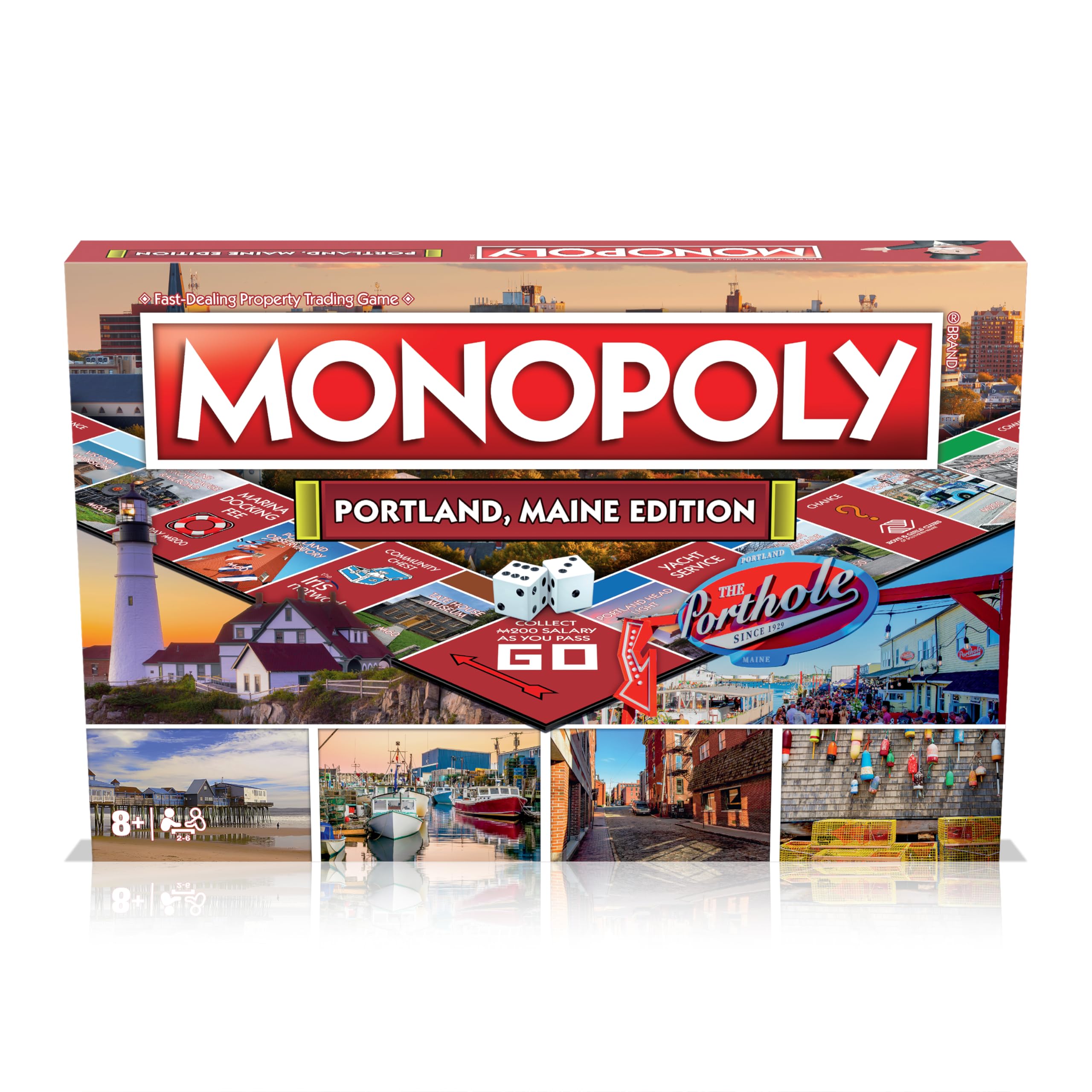 Monopoly Board Game Portland ME Edition: 2-6 Players Family Board Games for Kids and Adults, Board Games for Kids 8 and up, for Kids and Adults, Ideal for Game Night - Image 7