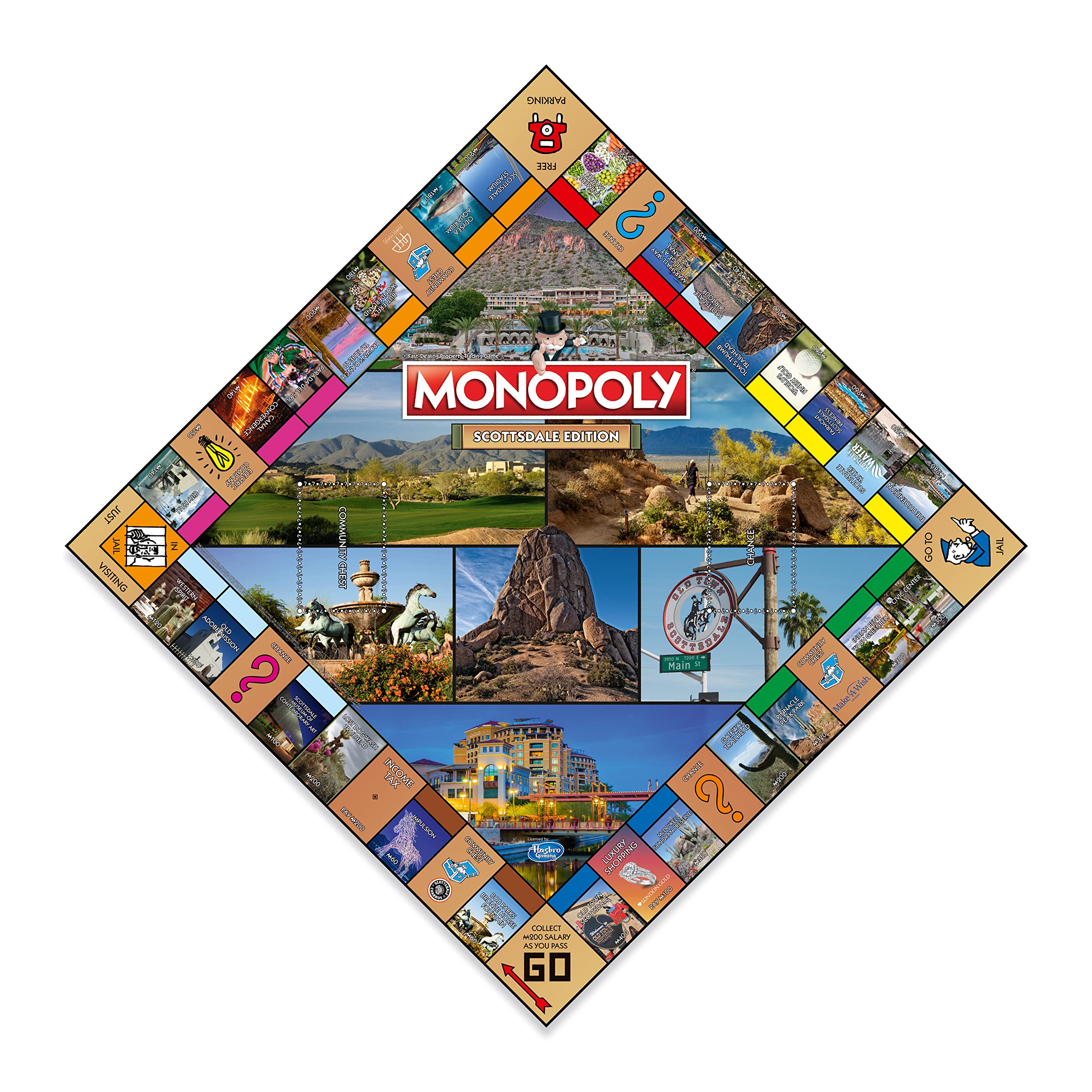 Monopoly Board Game Scottsdale Edition: 2-6 Players Family Board Games for Kids and Adults, Board Games for Kids 8 and up, for Kids and Adults, Ideal for Game Night - Image 3