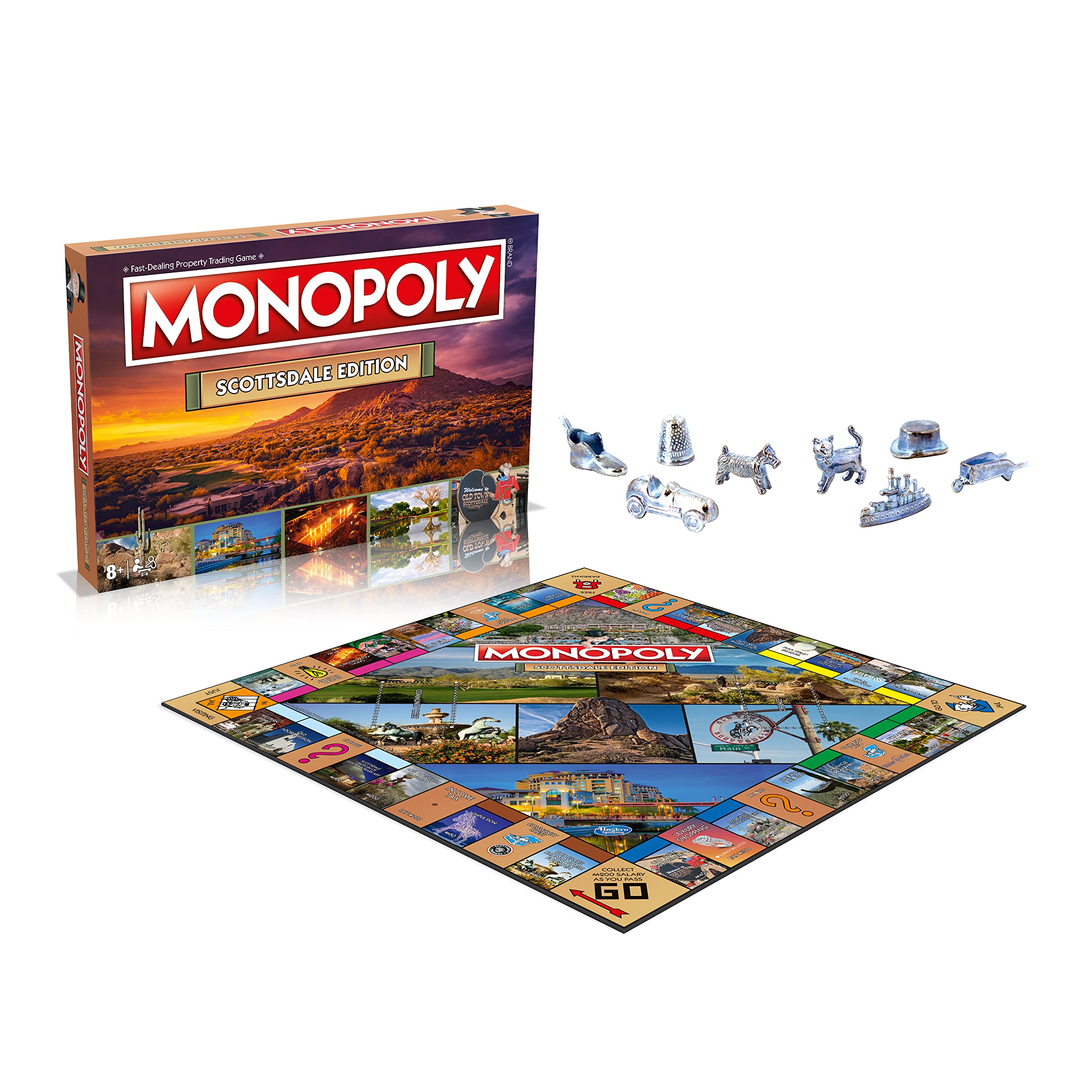 Monopoly Board Game Scottsdale Edition: 2-6 Players Family Board Games for Kids and Adults, Board Games for Kids 8 and up, for Kids and Adults, Ideal for Game Night - Image 4