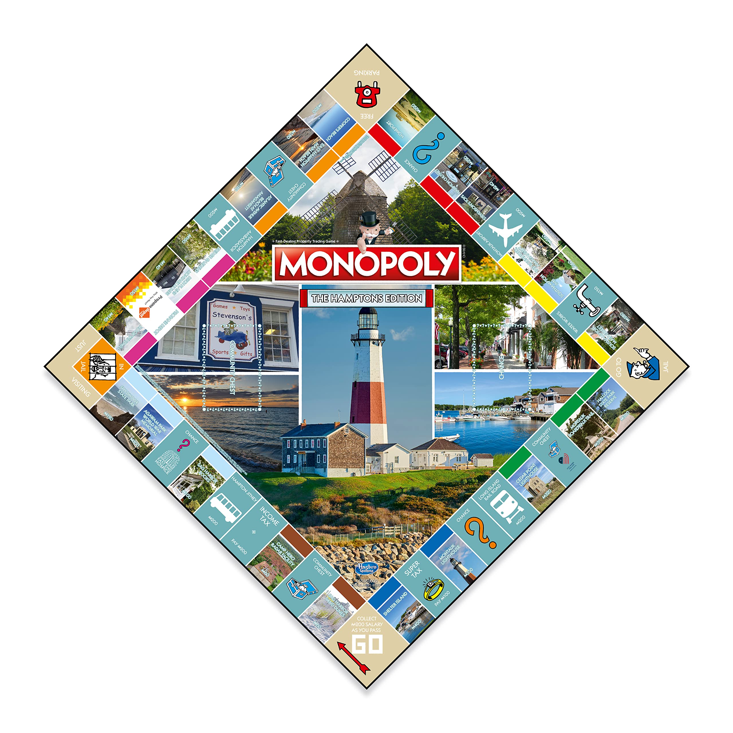 Monopoly Board Game The Hamptons Edition: 2-6 Players Family Board Games for Kids and Adults, Board Games for Kids 8 and up, for Kids and Adults, Ideal for Game Night - Image 3