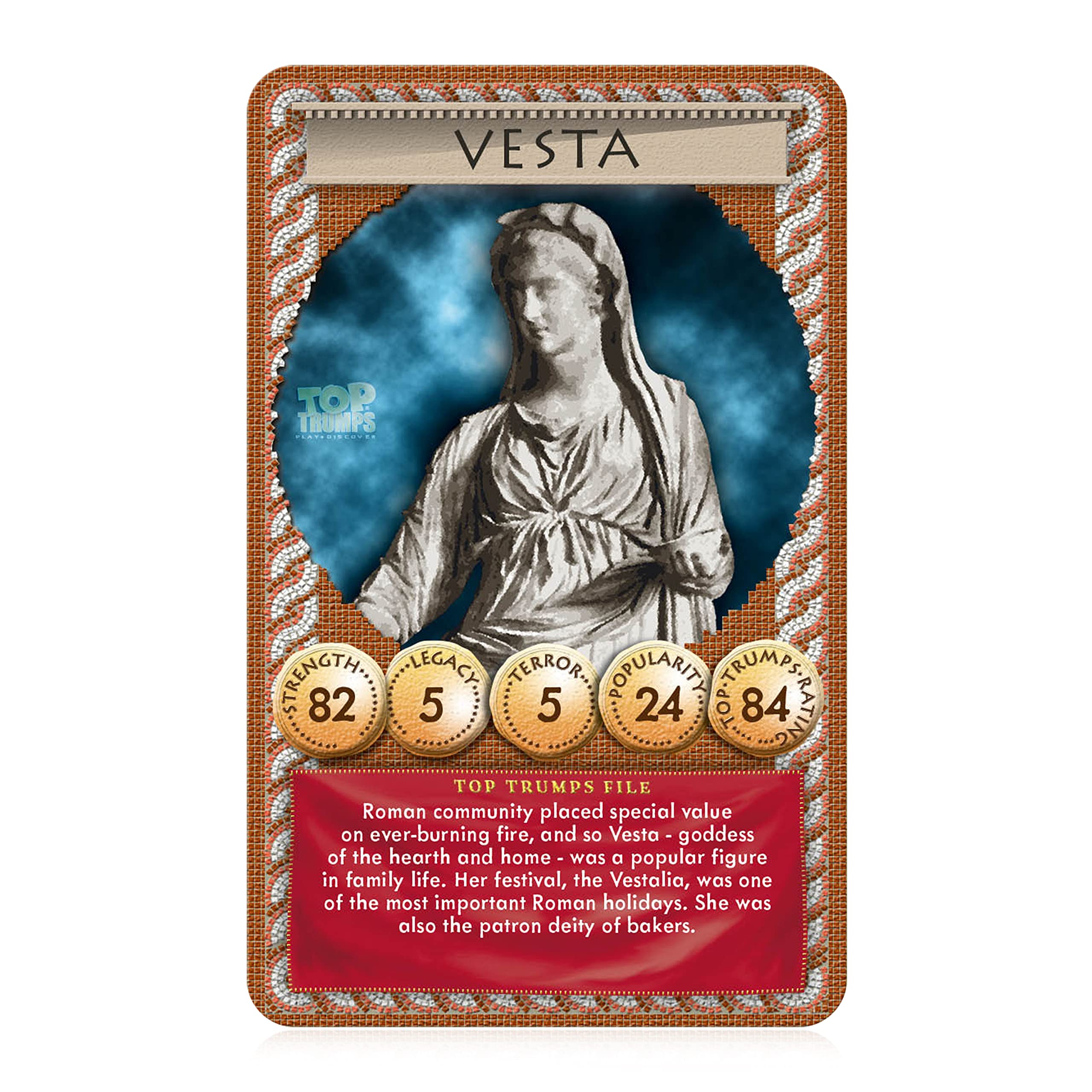 Top Trumps Card Game Ancient Rome - Family Games for Kids and Adults - Learning Games - Kids Card Games for 2 Players and More - Kid War Games - Card Wars - for 6 Plus Kids - Image 3