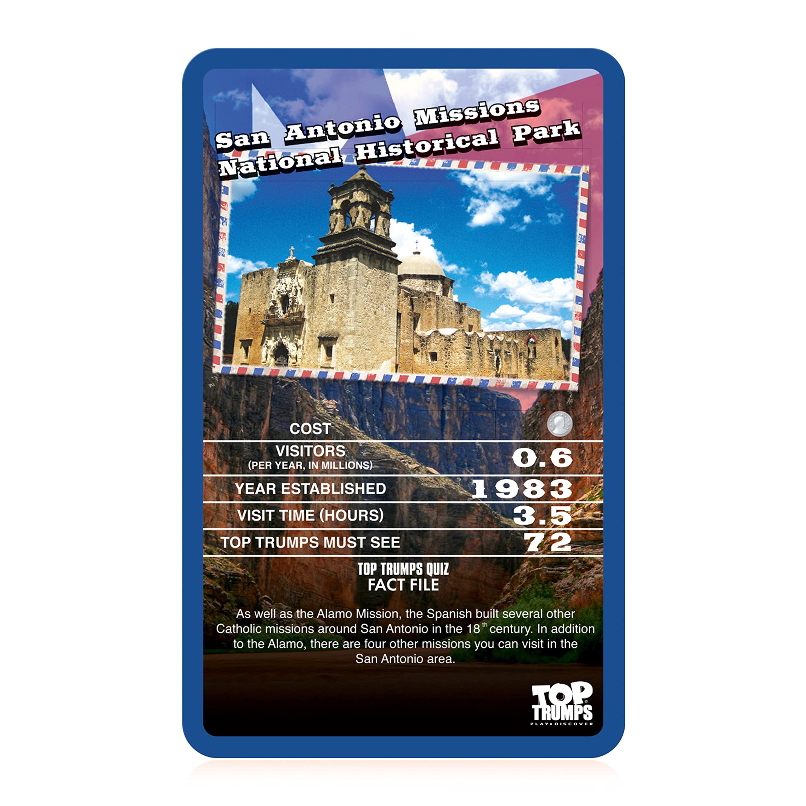 Top Trumps Card Game Texas - Family Games for Kids and Adults - Learning Games - Kids Card Games for 2 Players and More - Kid War Games - Card Wars - for 6 Plus Kids - Image 3