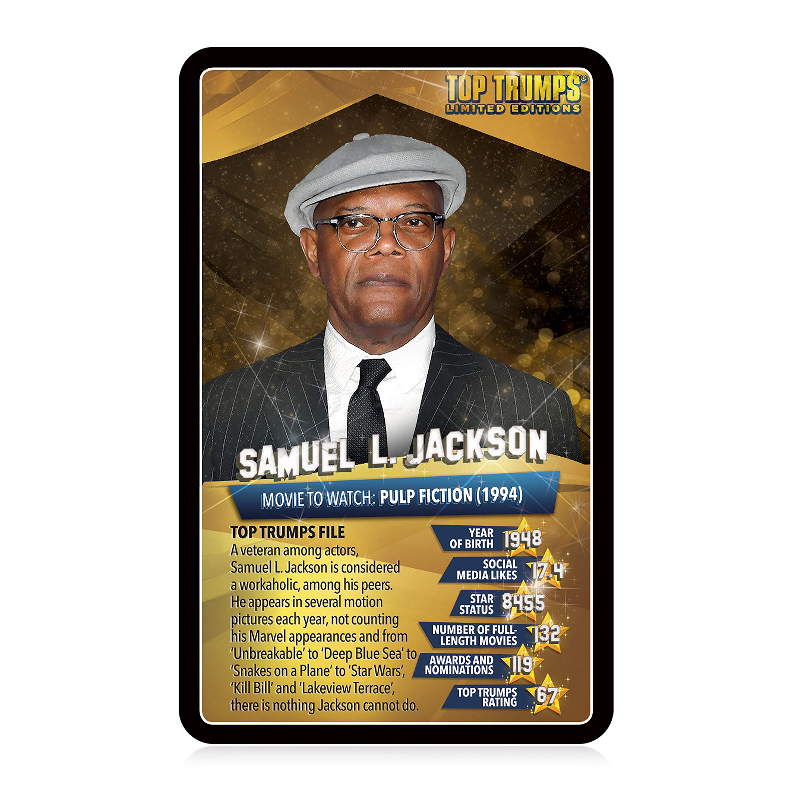 Top Trumps Card Game Top 30 Movie Stars - Family Games for Kids and Adults - Learning Games - Kids Card Games for 2 Players and More - Kid War Games - Card Wars - for 6 Plus Kids - Image 3