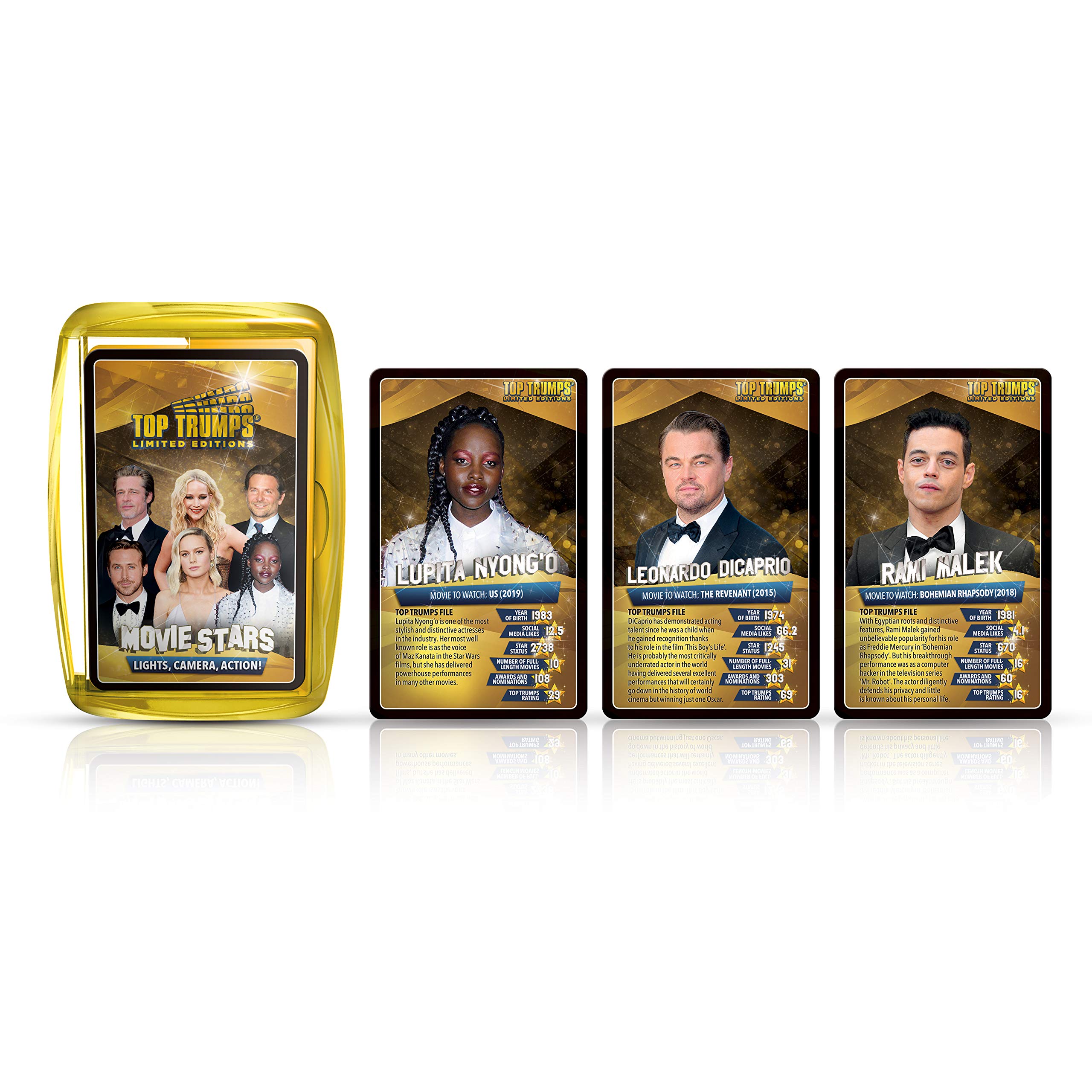 Top Trumps Card Game Top 30 Movie Stars - Family Games for Kids and Adults - Learning Games - Kids Card Games for 2 Players and More - Kid War Games - Card Wars - for 6 Plus Kids - Image 5