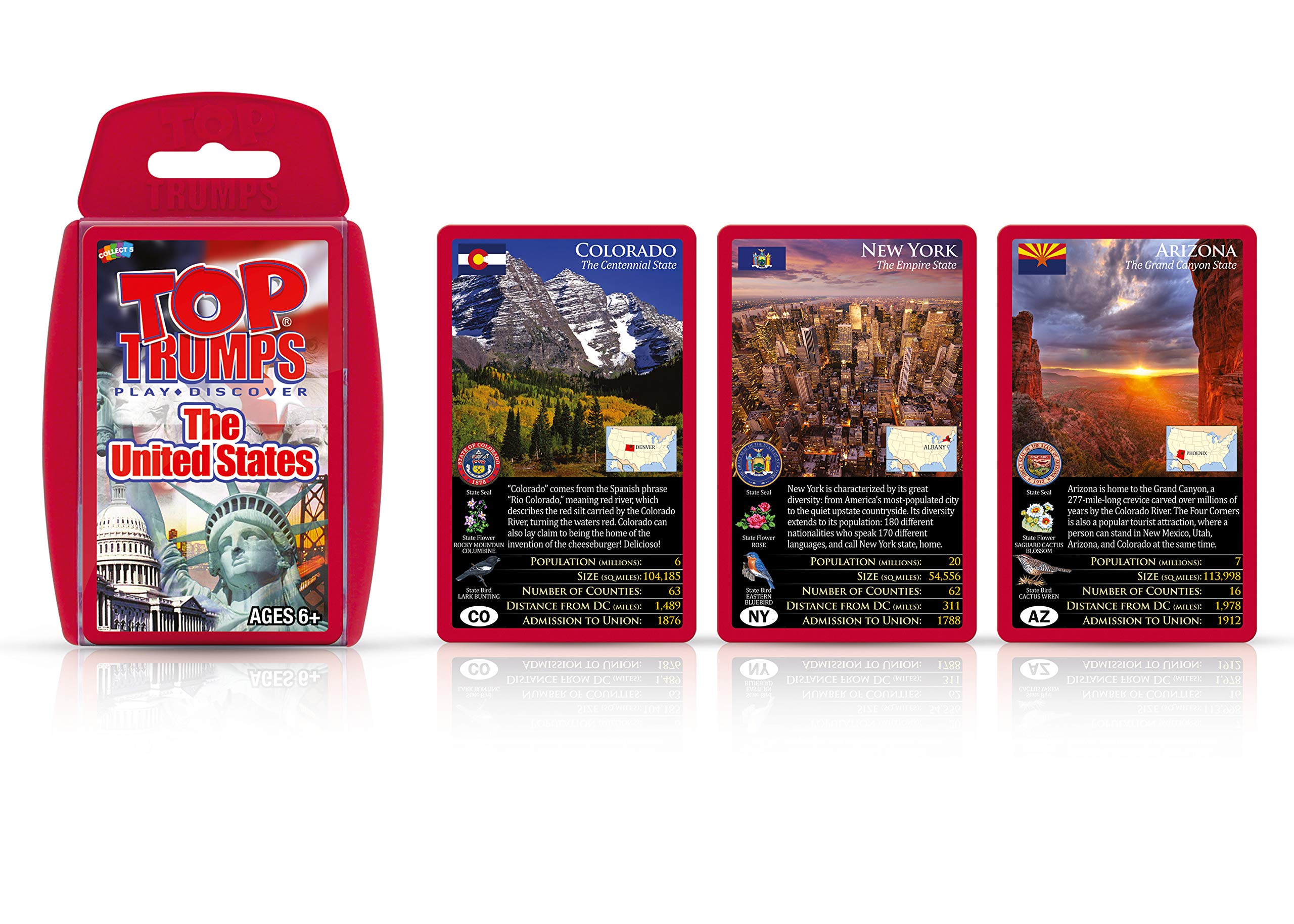 Top Trumps Card Game United States - Family Games for Kids and Adults - Learning Games - Kids Card Games for 2 Players and More - Kid War Games - Card Games for Families - Card Wars - for 6 Plus Kids - Image 5