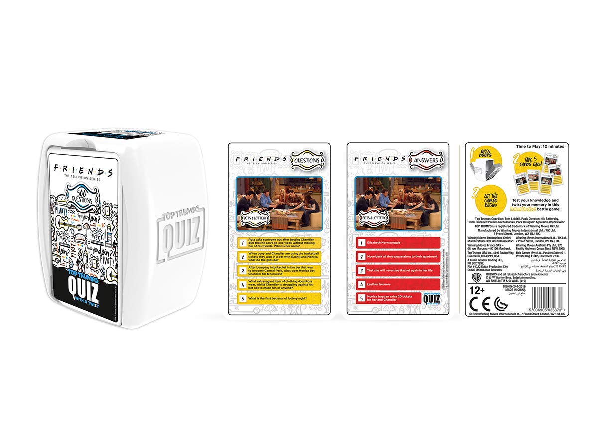 Top Trumps Friends Trivia Game: Quiz Games - Trivia Quiz - Kids Games - Games for Adults - Great Travel Games and Road Trip Games - Trivia Outdoor Games- Family Games for Kids and Adults 2+ Players - Image 4