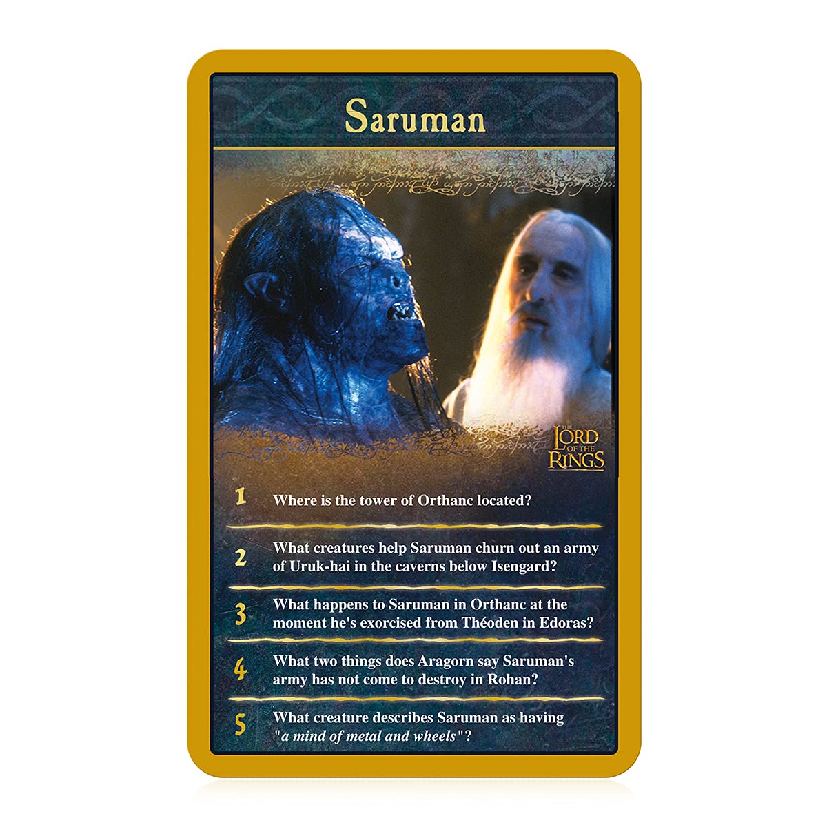 Top Trumps Lord of The Rings Quiz Game - Image 4
