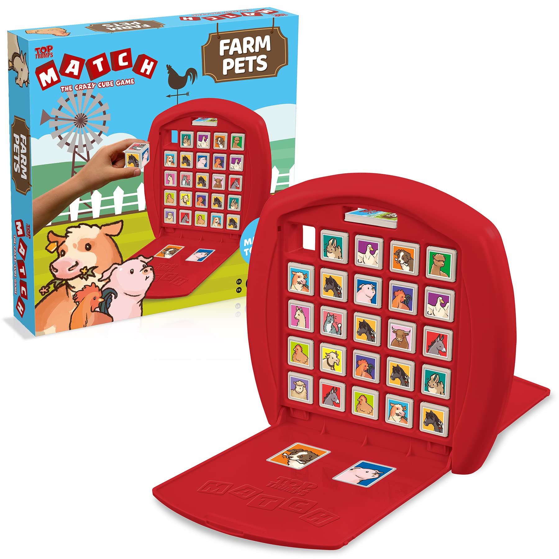 Top Trumps Match Game Farm Pets - Family Board Games for Kids and Adults - Matching Game and Memory Game - Fun Two Player Kids Games - Memories and Learning, Board Games for Kids 4 and up - Image 5