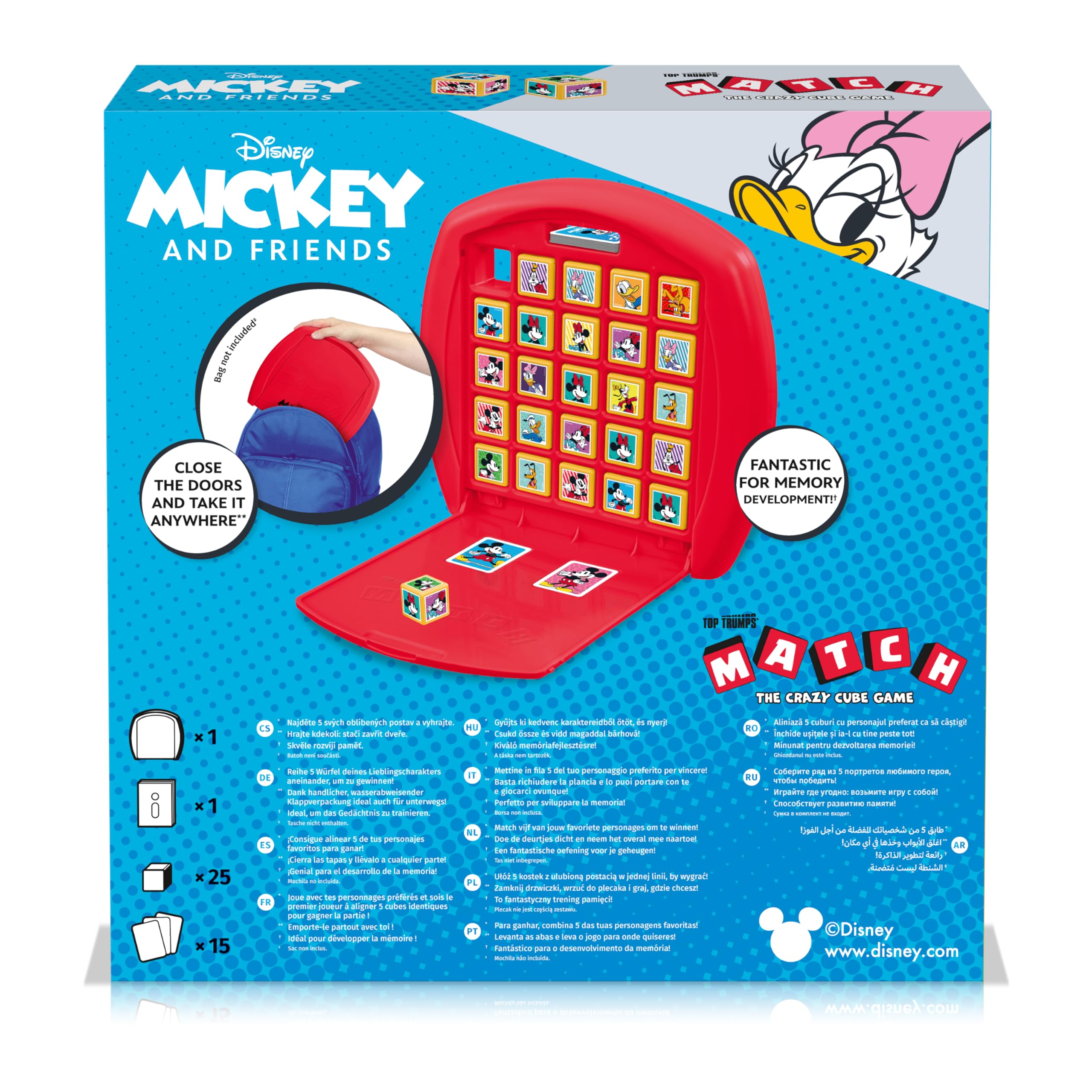 Top Trumps Match Game Mickey Mouse - Family Board Games for Kids and Adults - Matching Game and Memory Game - Fun Two Player Kids Games - Memories and Learning, Board Games for Kids 4 and up - Image 7
