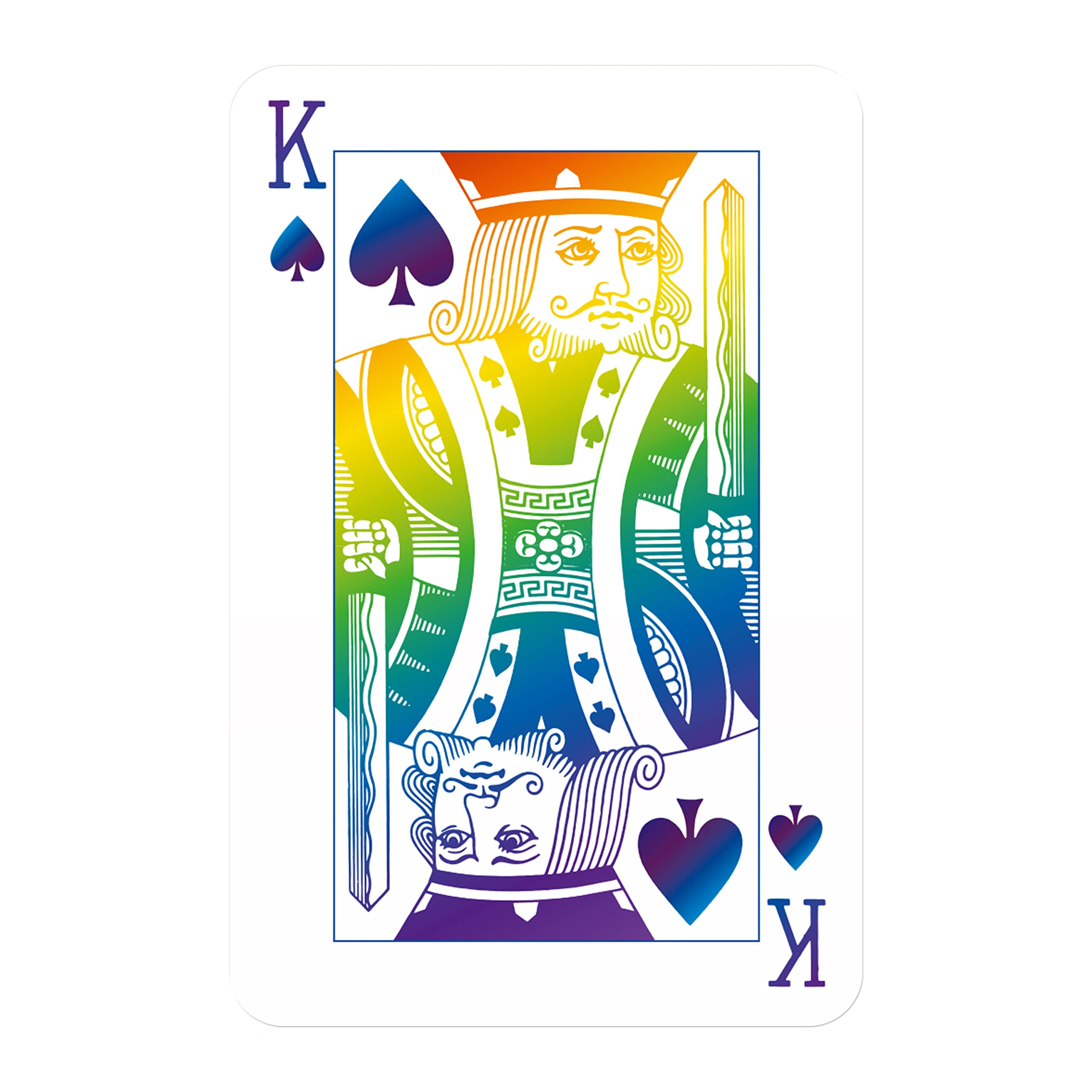 Waddingtons Number 1 Rainbow Playing Card Game, brighten your games including Snap and Poker with this deck, travel companion, gift and toy for ages 6 plus - Image 6