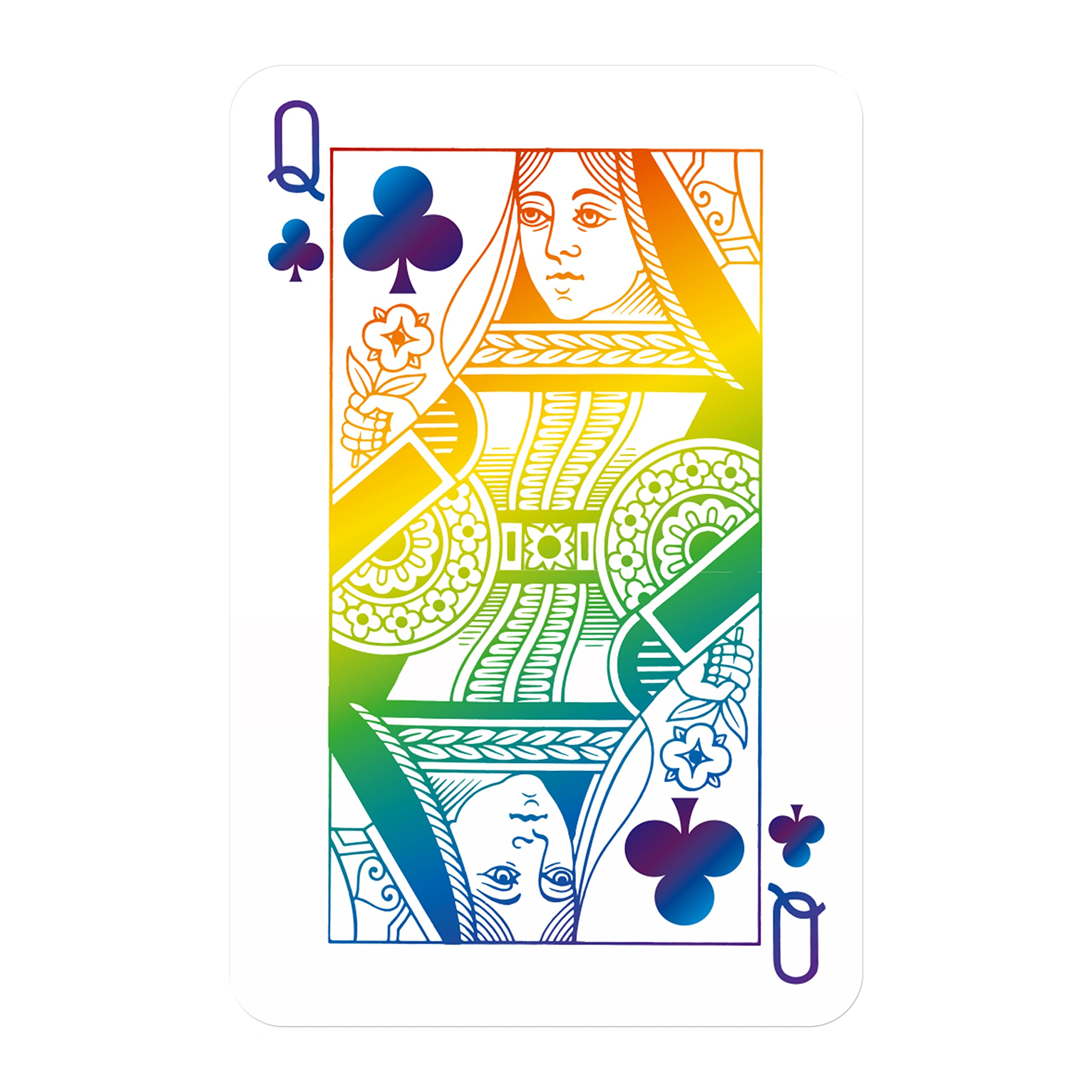 Waddingtons Number 1 Rainbow Playing Card Game, brighten your games including Snap and Poker with this deck, travel companion, gift and toy for ages 6 plus - Image 8